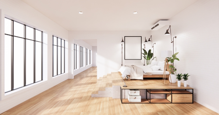 Minimalistischer Stil mit Holz