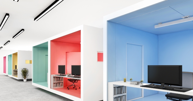 Ein gut durchdachtes, innovatives Bürokonzept sollte flexibel sein