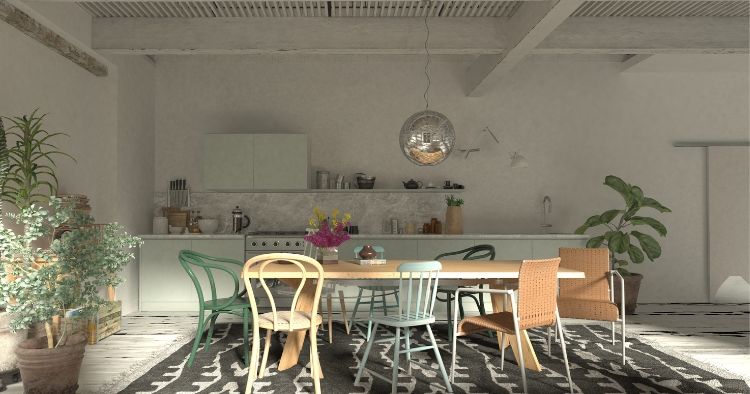 Offene Küchen sind fröhlich