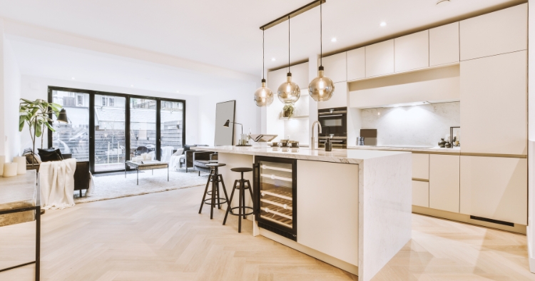 Offene Wohnküche bleibt Trend