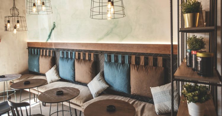 Cafe Einrichtung gemütlich