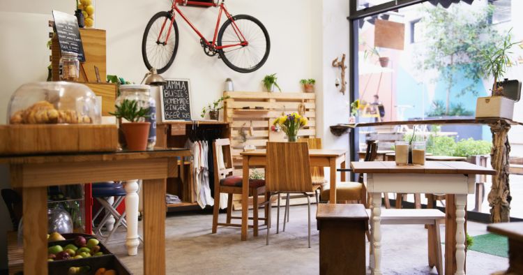 Moderne Cafe Einrichtung