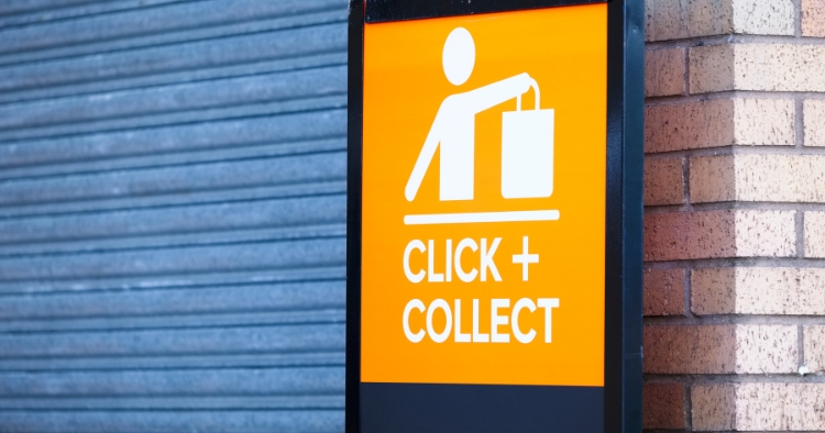 Laden Design digital mit Click-and-Collect
