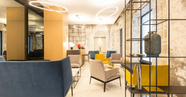 Das moderne Hotel berücksichtigt innovative Workspaces