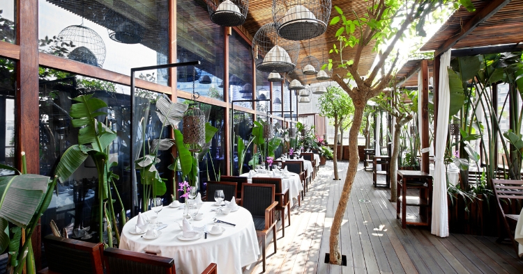  Restaurant Dekoration mit der Natur im Mittelpunkt